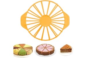 ANICY Divisor de tartas, 10/12 piezas, cortador de tartas, utensilio de cocina para cortar 10/12 piezas iguales, accesorios para hornear para decorar, piezas de cocina y pasteles