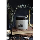 EVLE-Er004-7f Azura Coffee Desenli Oval Metal Saklama Kabı 11x15 Cm (Azura Coffee)
