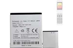 HIGHAKKU Batterie de Remplacement Compatible avec [Doro] PhoneEasy 409, 409GSM, 410, 410GSM, 605, 605GSM, 610, 610GSM, 611 - Replaces SHELL01A