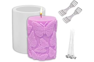 VAIAV Stampi per Candele Stampo Silicone Candele 3D Forma di Candela Fai da Te per Realizzare Candele Sapone Resina Ornamenti