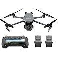 DJI Mavic 3 Pro Fly More Combo with DJI RC Pro (high-bright screen), 4/3 CMOS Hasselblad Camera, three Intelligent Flight Batteries, Charging Hub, ND Filters Set, and more, 4K Camera drone for adults
