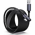 Stouchi Link Cable 5M Compatible With Meta/Oculus Quest3/Quest2/Pro, PICO 4 Steam VR - High Speed PC Transfer Fast Charging USB 3.0 to USB C for Virtual Reality Headsets and Gaming PC - Black