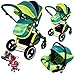 i-Safe System - Lil Friend Trio Travel System Pram & Luxury Stroller 3 in 1 Complete With Car Seat + Rain Covers