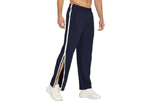 PINSPARK Pantalon de Rééducation pour Homme avec Fermeture éclair sur Toute la Longueur Pantalon de Jogging Pantalon Détachable