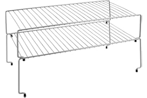 Metaltex Estantes para armarios de Cocina, Gris Metalizado, 47 x 23 x 26 cm