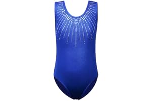 ZNYUNE Fille Justaucorps Gymnastique Danse Classique sans Manches