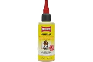 RL24 Ballistol Animal - Olio per animali domestici con effetto profondo, cura delicata per cavalli, cani, gatti ecc. | ideale per la cura della coda, del pelo e degli zoccoli | per la casa, il cortile