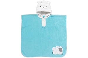 SCHLUMMERSACK Slumbersac Poncho da Bagno con cappuccio Fattoria 1-3 anni in 100% cotone