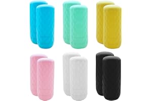 ZBHDEYG 12 Pièces De Couvercles De Bouteilles Étanches En Silicone, Couvercles De Protection De Bouteilles Séparés, Couvercles Anti-Fuites Et Anti-Fuites, Adaptés Aux Voyages D'Affaires Et Aux Voyages