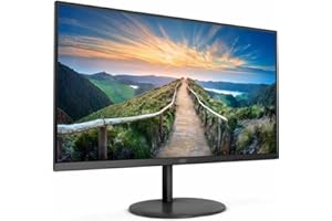 AOC V4 Q24V4EA LED display 60.5 cm (23.8) 2560 x 1440 pixels 2K Ultra HD Black