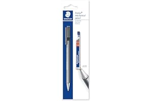Staedtler Triplus Micro - Portamine 0.5 con Gommino Integrato e Tubetto Mine, Matita Meccanica Ideale per Disegno, Scrittura e Schizzi, Matita con Mina per Cancelleria Scuola Università e Ufficio