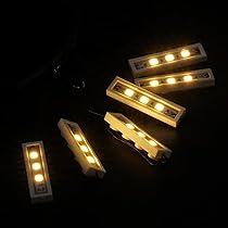 Lot De 15 Briques Lumineuses LED Joycabin - 2x2, Rondes, Transparentes, Compatibles Avec Toutes Les Marques De Blocs De Construction