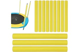 PEOSAARD Couvre-mousse de mousse de trampoline Collets de 15,75 pouces Pôles de trampoline Manchons en mousse Protection pour jardin Polonais de trampoline Padon 12pcs, manches en mousse de mousse de trampoli
