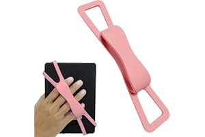 ZhaoCo Anti-Glissement Silicium Dragonne Support de Poignée de Doigt Universel pour 6" / 6.8'' / 7'' Kindle liseuses/Kobo/Sony eBook, Rose