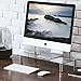 Produktbild FITUEYES Monitorerhöhung Bildschirm Ständer aus Glas für Monitor Laptop iMac Fernsher Höhenverstellbar Glas DT105001GC