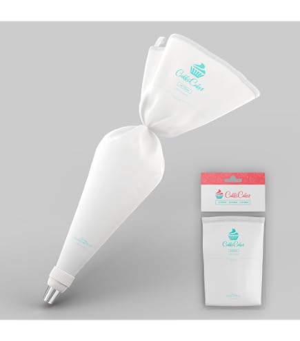 NONDK Outil de Décoration de Gâteaux avec Douilles à 8 Fentes, Support de Poche à Douille en Plastique pour Kit de Décoration de Gâteaux C