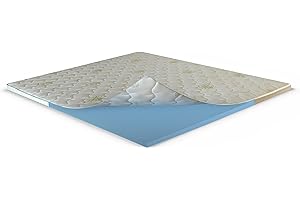 MUUN – Topper Piazza e Mezza 140x200, Alto 5 cm, in Memory Foam Liscio, Coprimaterasso Ipoallergenico, Morbido e Traspirante, Sfoderabile e Lavabile, con Aloe Vera e 4 Elastici per un Fissaggio Facile