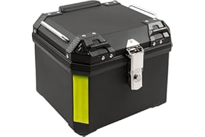 ‎SEVICO SEVICO Motorradkoffer Top-Case Roller und Motorrad Koffer Motorradtasche Helmkoffer für Roller Universal Topcase Top Back Box Motorrad oder Quad X13 42x38x29,5cm 45 L