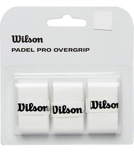 Overgrips Wilson Pro Grip - 60 Pièces - Blanc - Pour Padel - Feutre Fin élastique