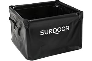 SURDOCA Waterproof Multifunctional Foldable Car Boot Organiser, Car Boot Tidy Organiser Bag for Camping, Picnic, Fishing