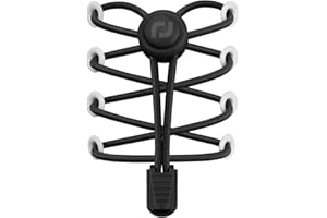 RJ-Sport Tieless Elastic Shoe Laces - Heavy Duty No Tie Shoelaces for Kids and Adult with Strong Lock and Speed Shoestrings