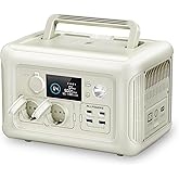 ALLPOWERS R600 generador solar portatil,299Wh/600W (1200W Pico),LiFePO4 batería LFP 3000 Ciclos,7 Salidas,MPPT 220W Max,UPS <