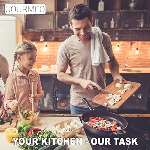 GOURMEO Chinesisches Kochmesser aus rostfreiem Edelstahl | 2 Jahre Zufriedenheitsgarantie | Hackmesser, Chop Cutter, Chefmesser, Profi-Kochmesser - 8