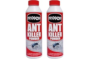BUG OFF Nippon 2 Pack Ant Killer Powder Kills Ants & Crawling Insects for Indoor & Outdoor Use Swift Contact Kill with 6 Months of Deterrence - 500g Ant Control Powder Garden & Home