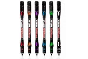 SHARROW Tir à l'arc Stabilisateur d'arc de Carbone Tige d'extension Barre d'équilibre Barre Latérale Stabiliser 10" 12" 15" Stabilisateur de Carbone pour Arc à Poulies et Arc Classique