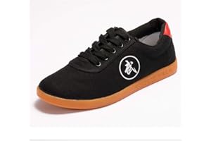 MENG Tai Chi Chaussures Martial Kung Fu Chaussures Shaolin Qi Gong Wing Chun Les Chaussures avec Caoutchouc Classique Semelle Oxford for Hommes Et Femmes