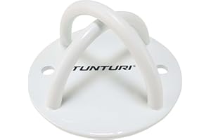 ‎TUNTURI Tunturi Wandhaken 12 cm für Suspension Trainer, Sling Trainer Decken-Haken aus Stahl für bis zu 200 kg, Schwarz