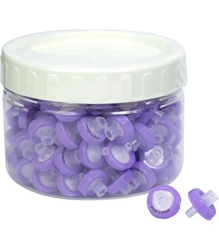 Membrane PES Hydrophile 10 Filtres à Seringues Stériles Biomed - PES 0,22µm, 13mm - Hydrophiles - Pour Laboratoire, Culture Cellulaire Stérilisation Solutions Aqueuses - 5