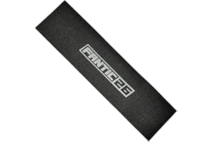 Fantic26 Bande antidérapante de rechange pour scooter de cascade I Park I Enfant I Papier de verre antidérapant 58,5 cm I Convient pour les ponts jusqu'à 58,5 cm x 15,5 cm (noir basique, gris)