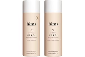 hims Thick Fix schampo och balsam set för män - Thickening, återfuktande, reducerar håravfall – färg säker hårförlust schampo