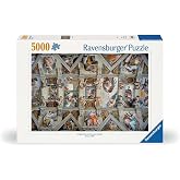 Ravensburger 5000 Par&ccedil;a Yapboz Sistine Kilisesi