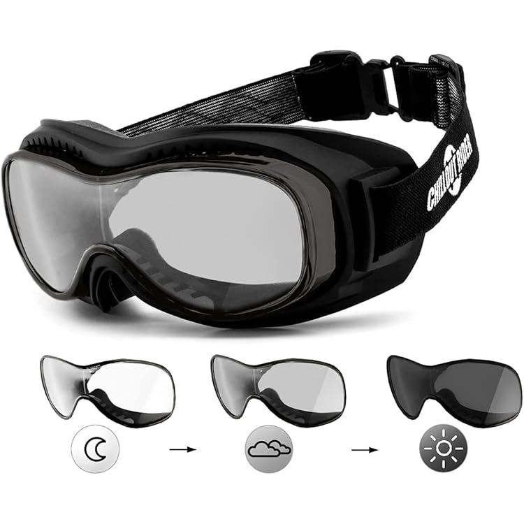 Motorradbrille Piwear Nevada Schutzbrille für Brillenträger