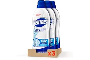 Neutrex Quitamanchas Gel Oxy Blanco Puro Botella 800 ml, Pack de 3