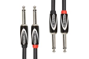 Roland Cable de interconexión de la serie Black Conectores de 1/4 de pulgada, 3 m de longitud - RCC-10-2814, negro