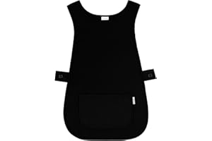 LINEN CLOSET® Womens Tabards with Pockets for Men Ladies Cleaning Catering Chef Kitchen Aprons Unisex Hygea Tabard Apron Work Tabards