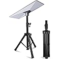 NovaKits Starlink Gen 3 Tripod Stand, Adjustable Heavy Duty Stand Mount, Compatible with Starlink Gen 3/V4 ,Starlink Standard Kickstand Dish, -2 to 4.5-Feet, Includes Slide-in Pipe Adapter