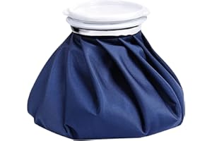 FUJIAXIN borsa ghiaccio, pacco freddo riutilizzabile, terapia calda e fredda e sollievo dal dolore, con elastico e traspirante (28 cm)