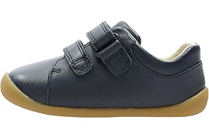 Clarks Boy's Toddler Roamer Craft Sneakers | Premium Leather | Riptape Fastening | Flexible Rubber Sole | Wide Fit Available