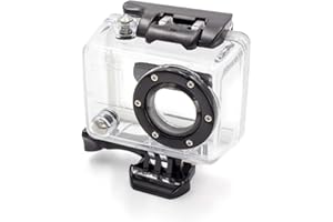 vhbw custodia subacquea compatibile con GoPro HD Hero 2 Surf Edition, Hero 960 action cam - Impermeabile per foto subacquee