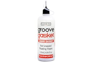 FLOOR-FIX PRO Groove Gasket - For GROOVED Floating Floors (Only Use after Purchasing Test Pack) - 1 Room Pack (120ml) - Made in UK