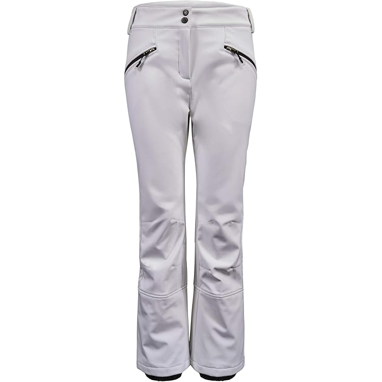 HOTIAN Skibroek voor dames, met bretels, snowboardbroek, winter, warm, waterdicht, winddicht, afneembare skibroek, thermische broek, wandelbroek, blauw, M