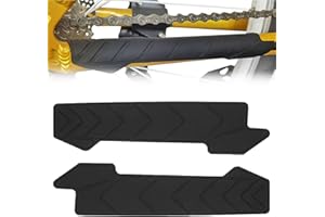 ISSIMOBER Set di 2 Protezioni per Catena in Silicone, Protezione Telaio MTB, Batticatena MTB per Proteggere Il Telaio della Bicicletta, Anti-Graffio e Anti-Danno, Protezione Sicura per Catena