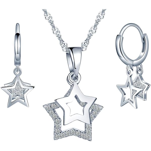 Bijoux Femme élégants Parure De Bijoux Yumilok - Collier, Bracelet, Boucles D'Oreilles Perle Et Argent 925 - Cadeau Élégant Collier Bracelet Boucles D'oreilles 925