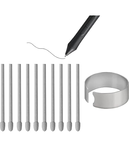 10X Pointes De Remplacement Pour Wacom Pro Pen 2/Slim/3D&Classic Pen, Mobile Studio Pro(DTHW1320/1620),Cintiq Pro(DTH1320/1620/2421/3221&DTK2421), Cintiq 16(DTK1660/1661),Intuos Pro(PTH460/660/860