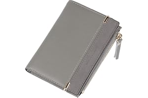 SUKUTU Ladies Purse, Women's Wallet PU Leather Wallet Small Bifold Womens Wallet Card Holder Zipper Coin Purse