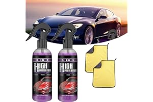 PLEBOLO Water Aup Car Coating Spray,Ceramic Car Coating Spray,3 In 1 High Protection Quick Car Coating Spray,Car Coating Agent Spray (2pcs)